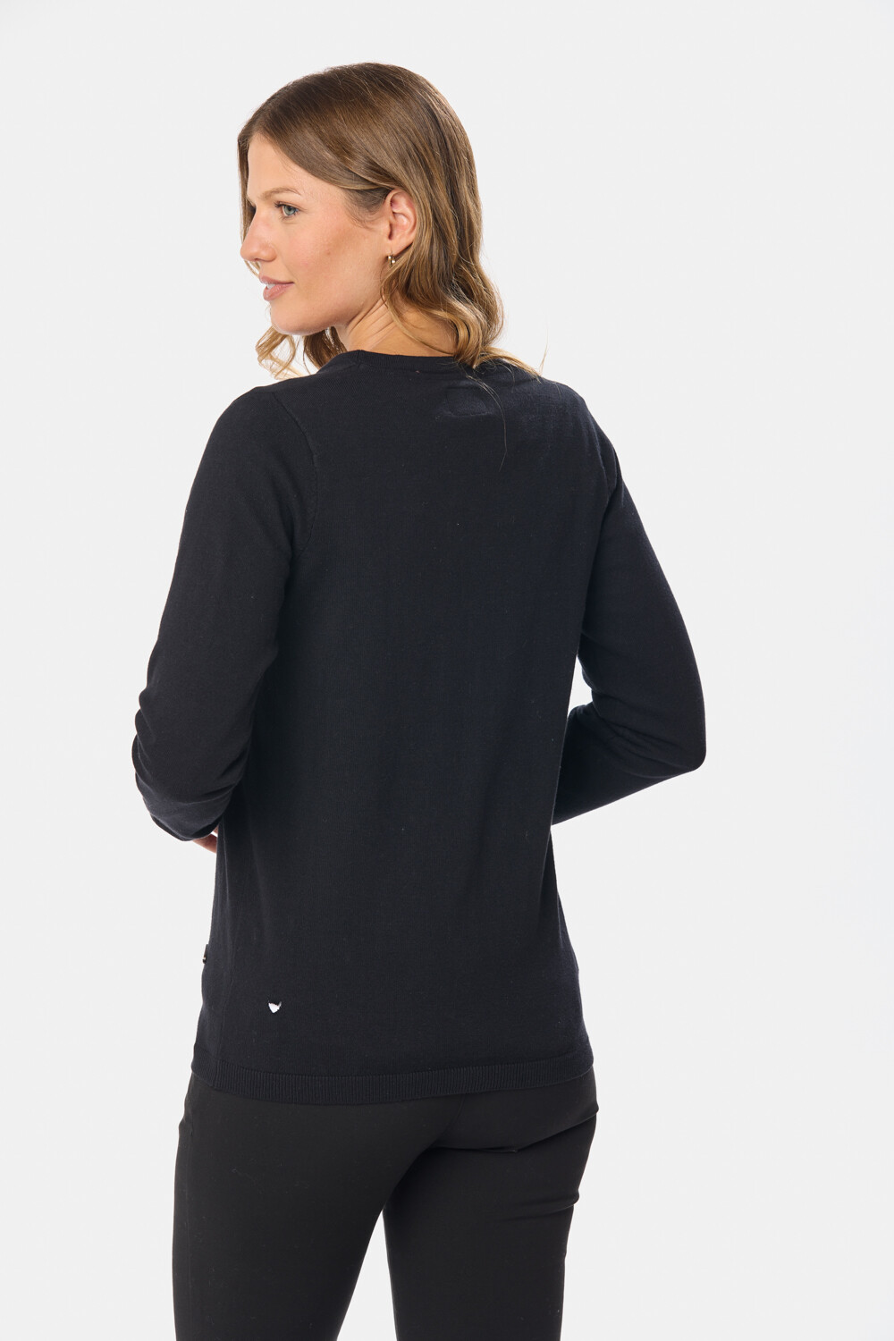 SACO TEJIDO CLÁSICO Negro