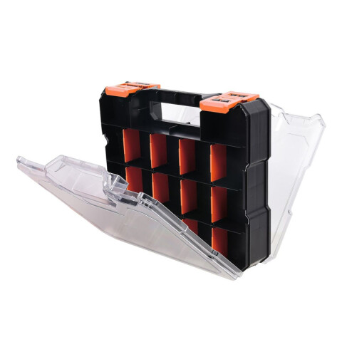 Maletín organizador doble 34 divisiones 31,5cm TT0084