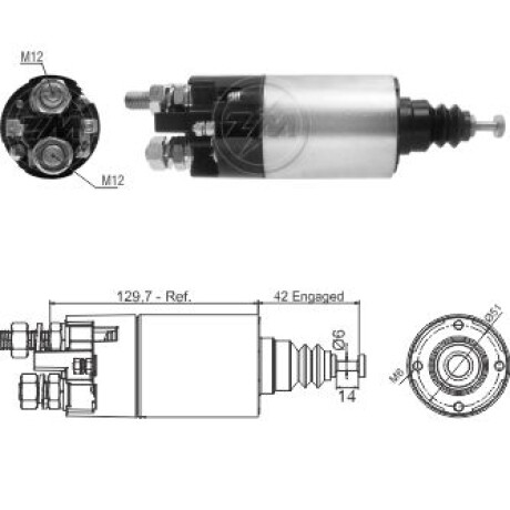 AUTOMATICO DE ARRANQUE MITSUBISHI MITSUBISHI FUSO 12V=SS.4592CH ZM AUTOMATICO DE ARRANQUE MITSUBISHI MITSUBISHI FUSO 12V=SS.4592CH ZM