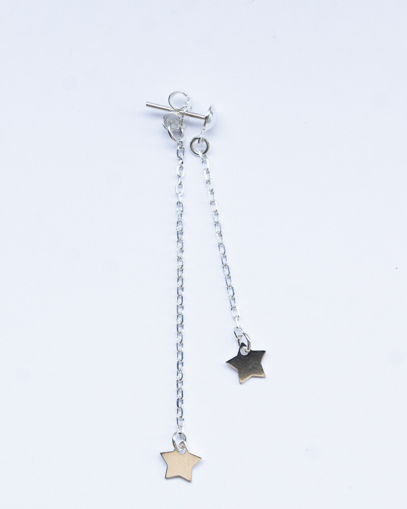 Caravanas felicity PLATEADO