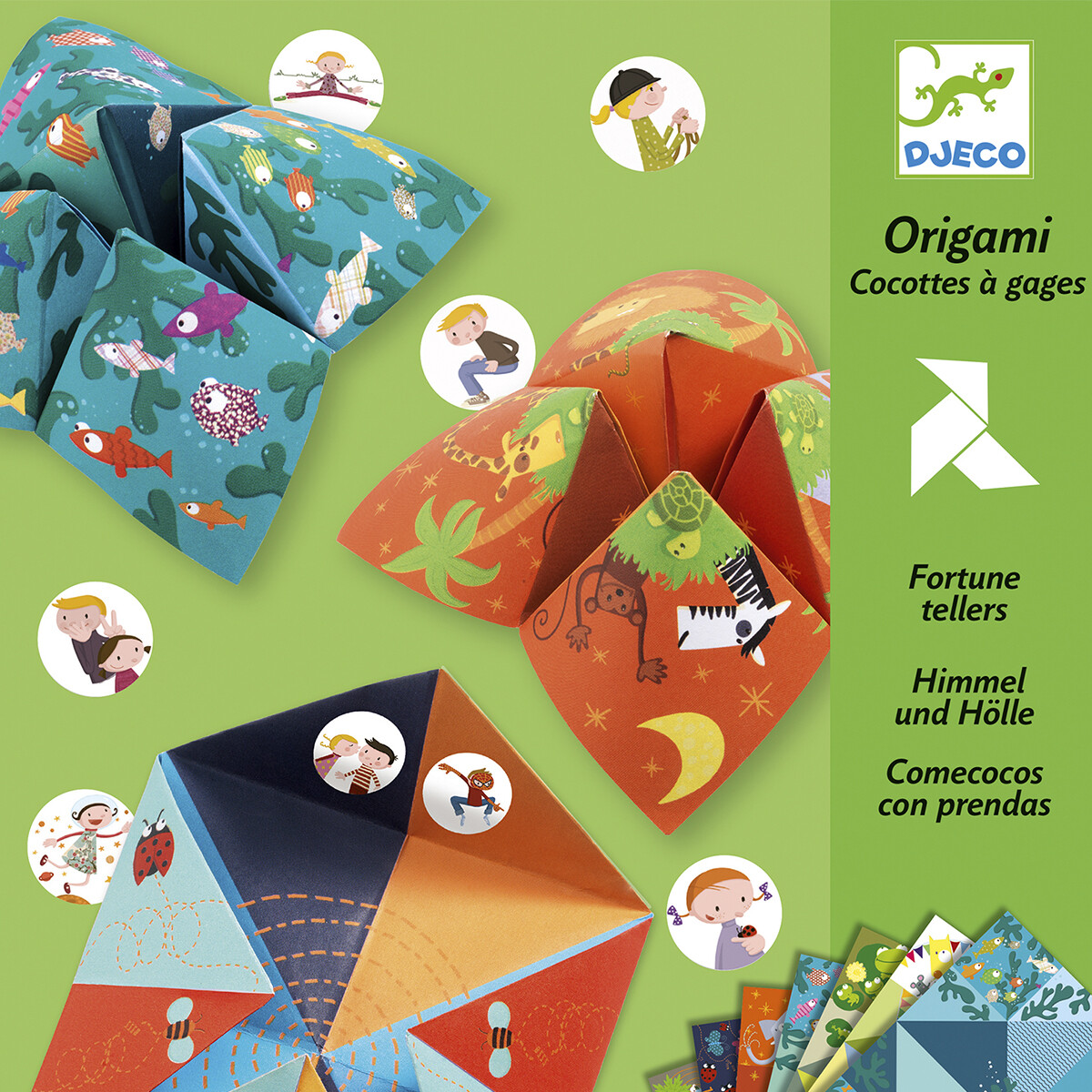 Origami Juego Del Sapito Con Animales 