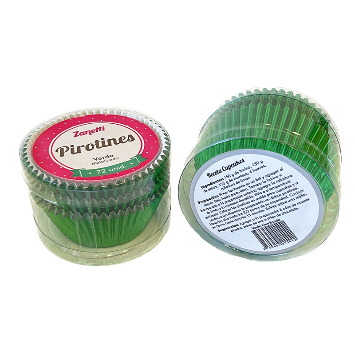 Pirotín Aluminio Standard x72 Verde 