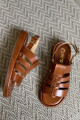 Sandalia afrodita Cognac