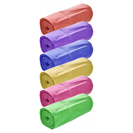 BOLSA DE RESIDUOS 6 ROLLOS X9PCS 50X45CM DIFERENTES COLORES EN BOLSA 22911 BOLSA DE RESIDUOS 6 ROLLOS X9PCS 50X45CM DIFERENTES COLORES EN BOLSA 22911