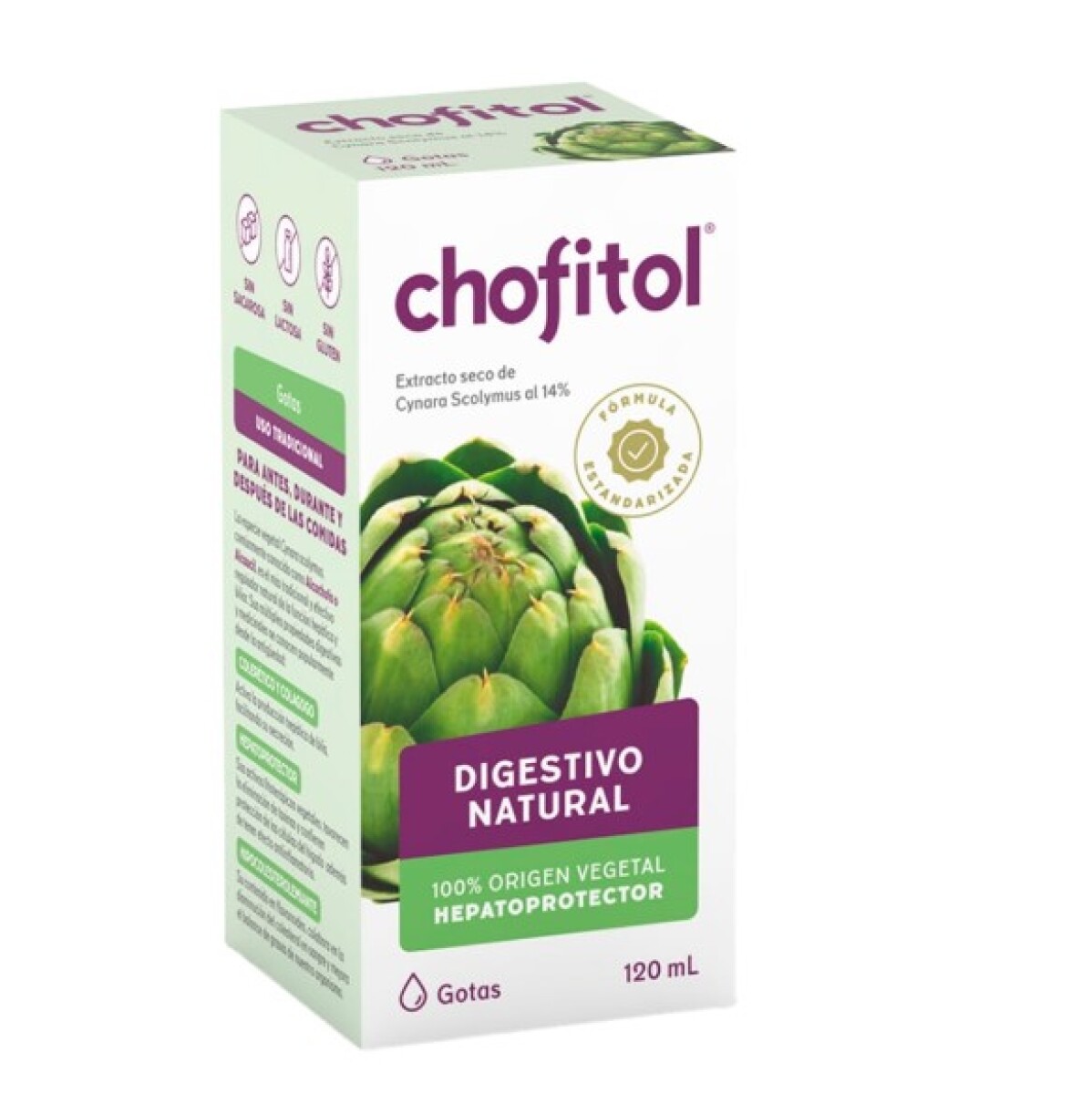 Chofitol digestivo natural - Gotas 120 ml 