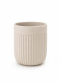 MACETA DECORATIVA CURVA CREMA
