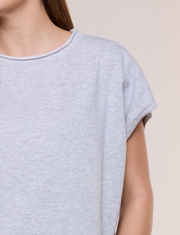 Remera De Algodón Dolman GRIS