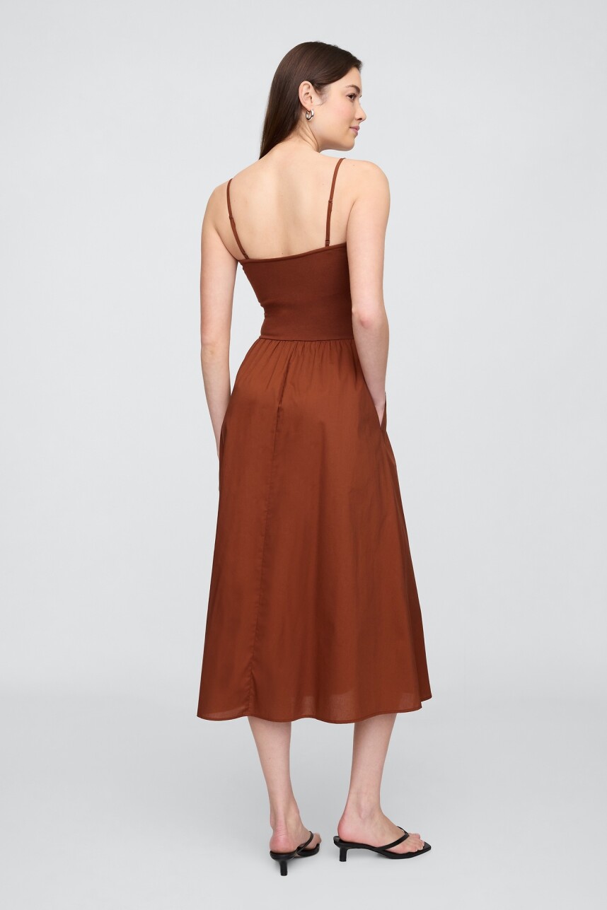 Vestido Strapless Mujer Smoked Paprika 19-1429