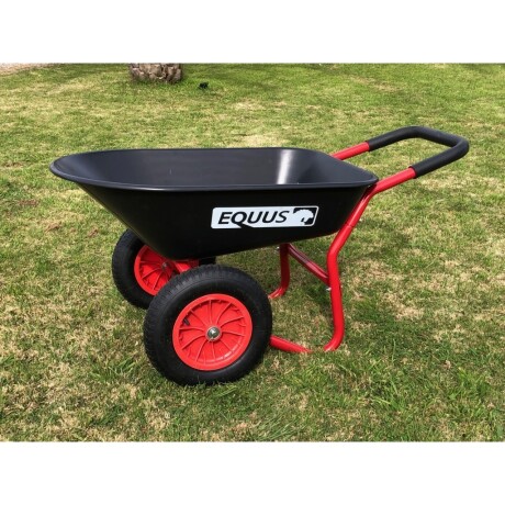 Carretilla Tolva Plastica 80L 2 ruedas NEGRO