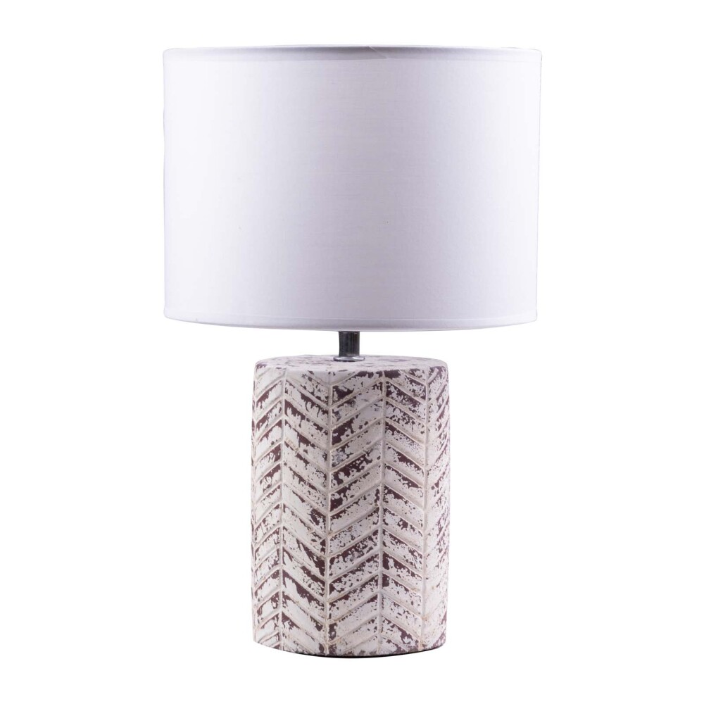 LÁMPARA DE MESA CERAMICA GRIS TL-010
