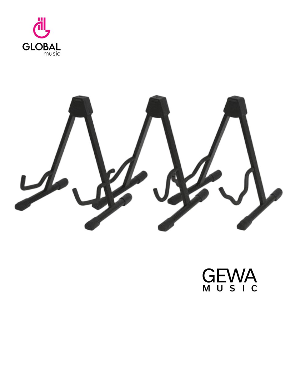 GEWA Soporte Guitarra Electrica y Bajo A-Style VE5 GS-40EB 