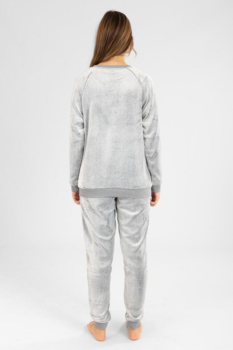 Pijama mafalda cozy Gris melange