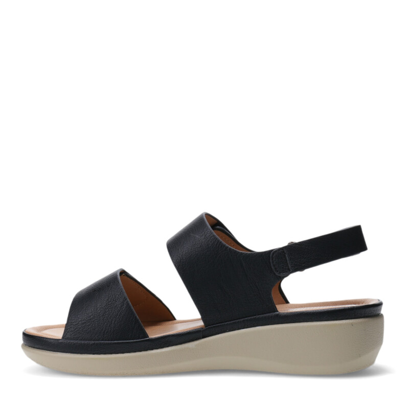 Sandalias de Mujer Lady Confort VENCE con dos tiras Negro