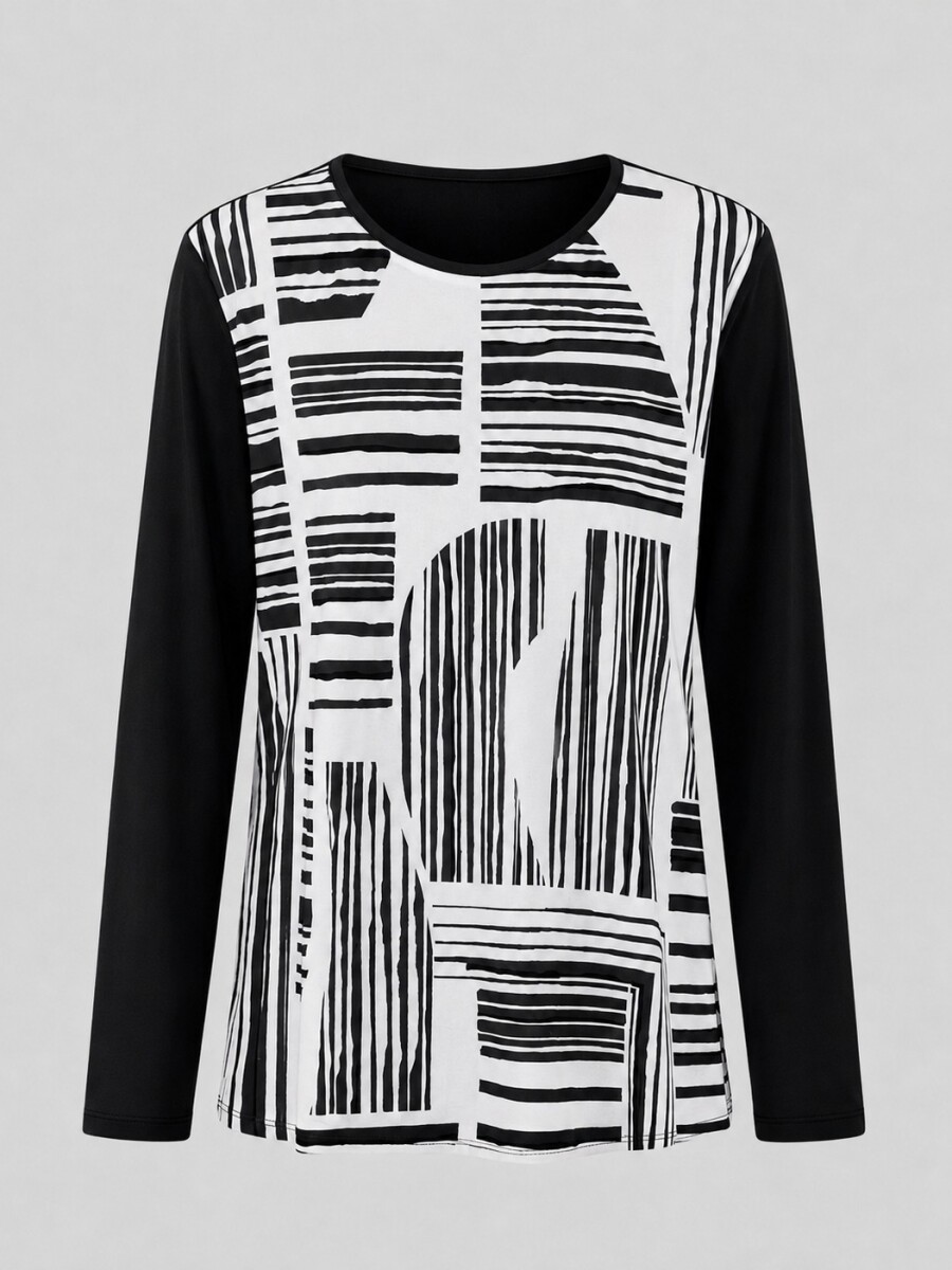 Remera Cebra Negro