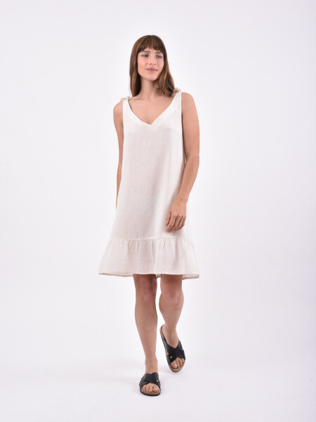 VESTIDO FLAMENGO CRUDO