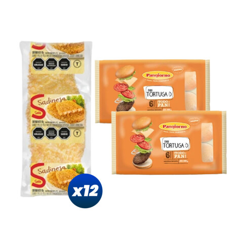 Sadinesa Comun X12 + Tortugas X12 Sadinesa Comun X12 + Tortugas X12