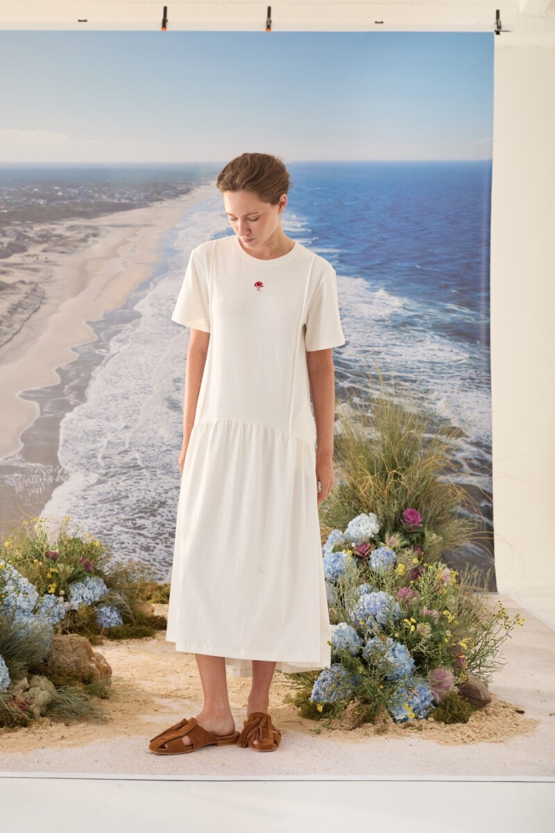 VESTIDO COTTON SIERRA Pre Venta Blanco