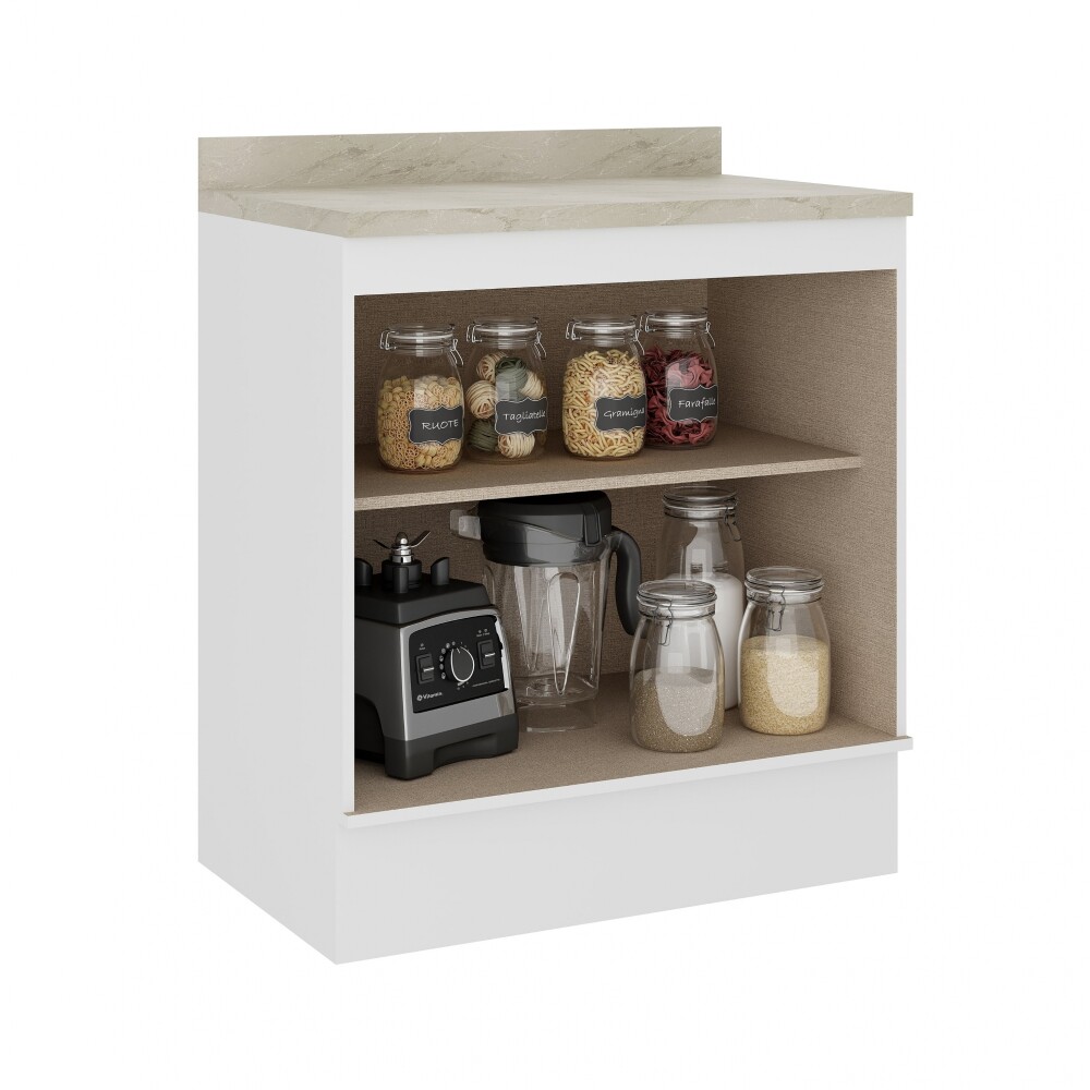 Bajo Mesada Americana 2 Puertas 80cm Blanco Bajo Mesada Americana 2 Puertas 80cm Blanco