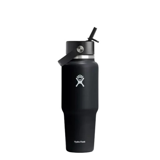 Botella Hydro Flask 32 Oz Wide Flex Straw Travel - negro Botella Hydro Flask 32 Oz Wide Flex Straw Travel - negro