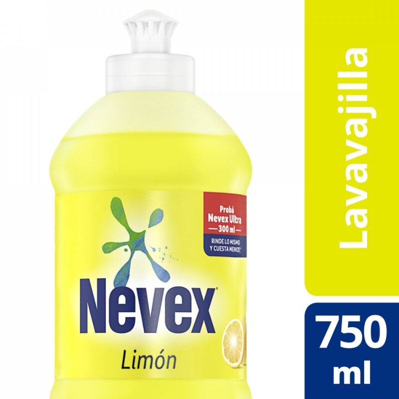 Detergente Líquido Nevex Hurra Limón 750 ML
