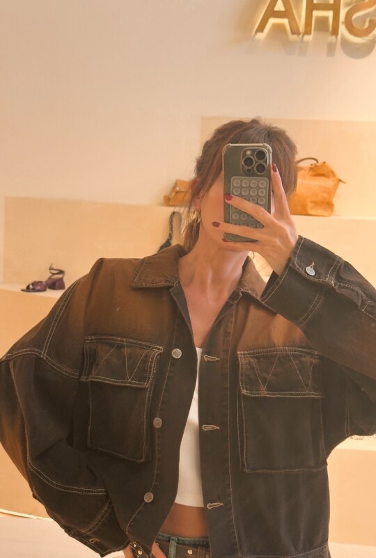 Campera Crew Negro