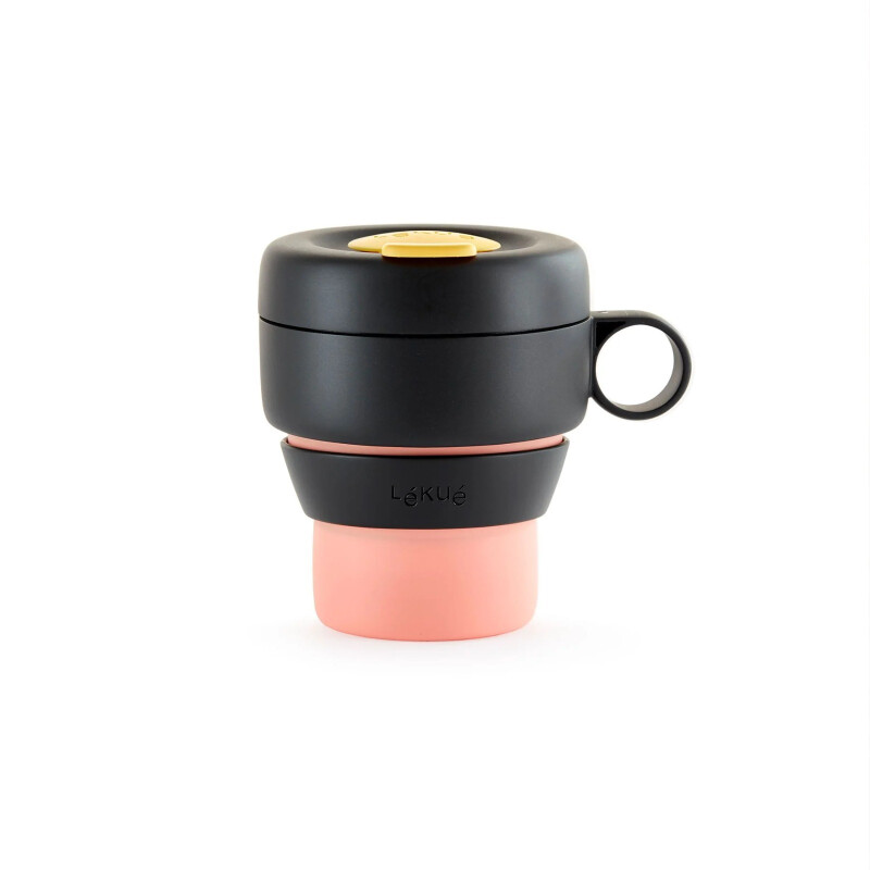 Mug Plegable de Silicona - Rosado Mug Plegable de Silicona - Rosado