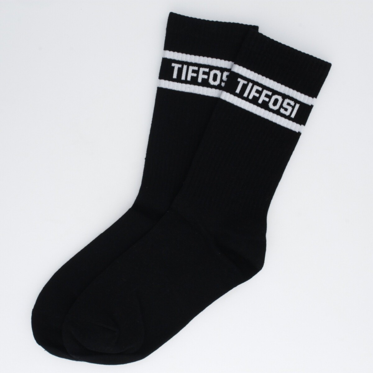 Medias Unisex Tiffosi Media Stripes - Negro 