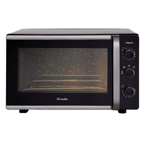Horno Mueller Sapore 44 Litros Negro
