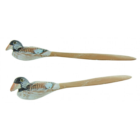 Abrecarta de madera con forma de pato Abrecarta de madera con forma de pato