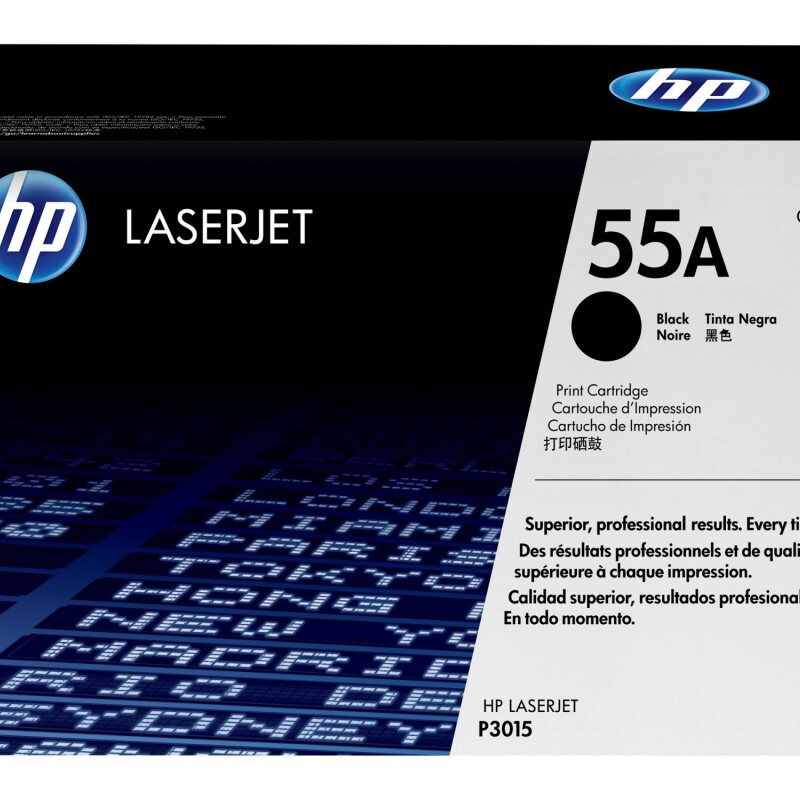 HP 55A - Negro - original - LaserJet - cartucho de tóner (CE255A) - para LaserJet Enterprise MFP M525; LaserJet Enterprise Flow HP 55A - Negro - original - LaserJet - cartucho de tóner (CE255A) - para LaserJet Enterprise MFP M525; LaserJet Enterprise Flow