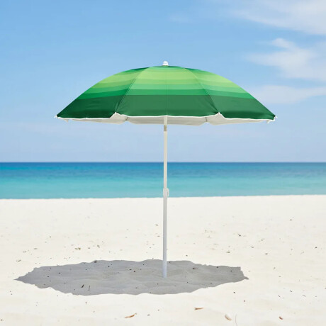 Sombrilla Playa Fashion MOR 1,80 M FPS 70 Protección UV Verde