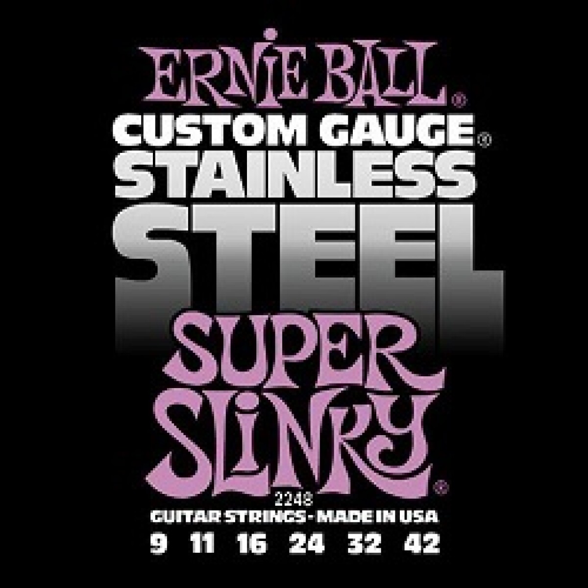 Encordado Eléctrica Ernie Ball Slinky Super Steel 