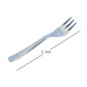 Set x6 mini tenedor PLATEADO