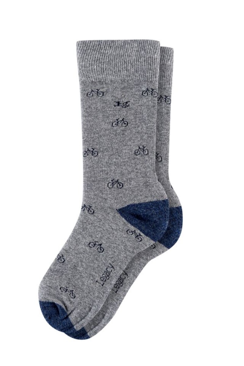 MEDIA ESTAMPADA - Gris 