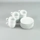 Taza de Café 90ml c/ Plato 11,5 cm Blanco Choosing Taza de Café 90ml c/ Plato 11,5 cm Blanco Choosing