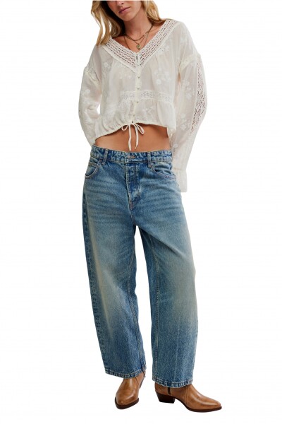 BLUSA SWEET LOVE Marfil