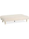 Sofá cama PARADIS 3 plazas felpa crudo Sofá cama PARADIS 3 plazas felpa crudo