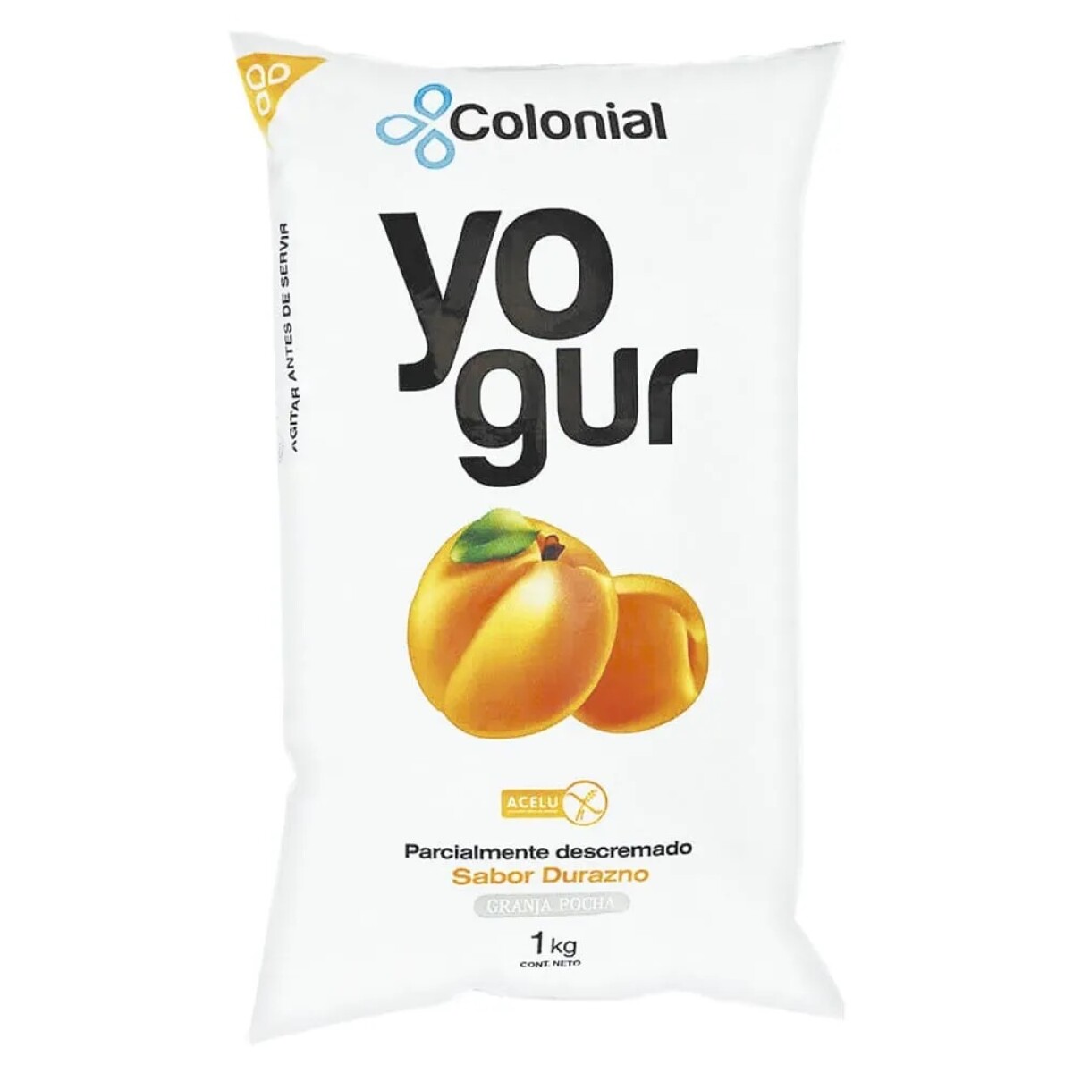 YOGUR COLONIAL G.POCHA DURAZNO 