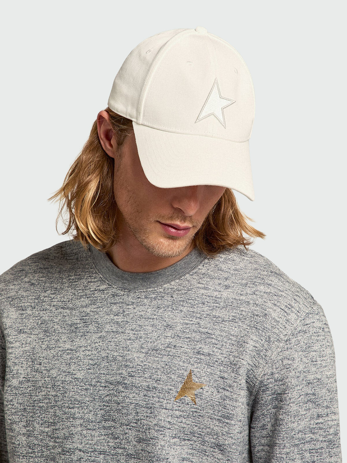 GOLDEN GOOSE - Gorra de beisbil estrella Blanco