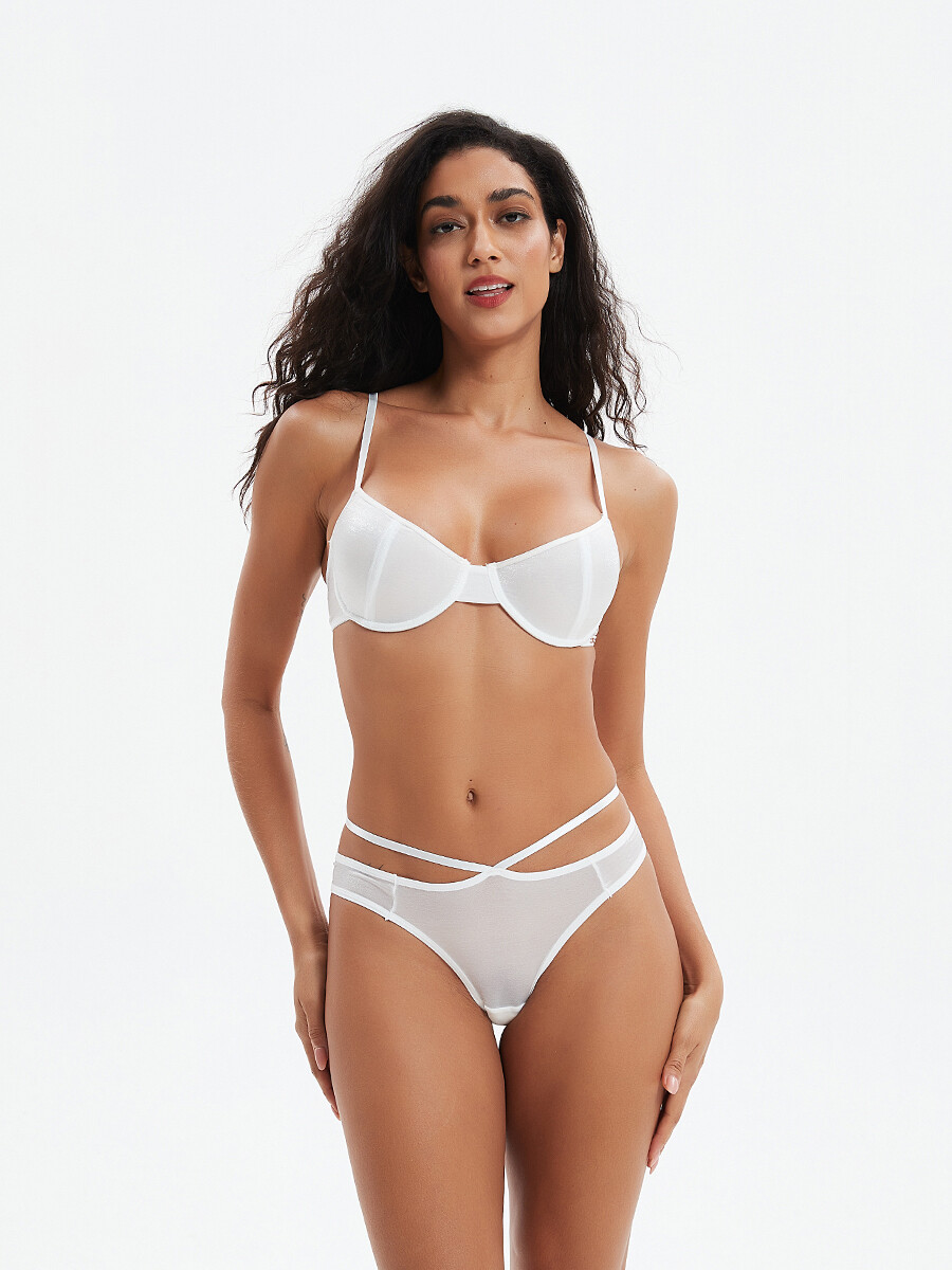 BIKINI SHINY - BLANCO 