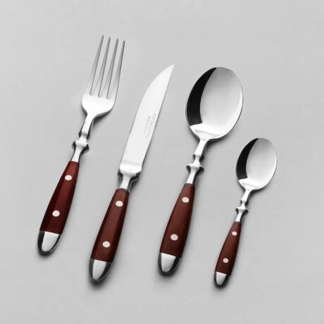 Set de Cubiertos Volf 24 piezas Bistro Madera Set de Cubiertos Volf 24 piezas Bistro Madera