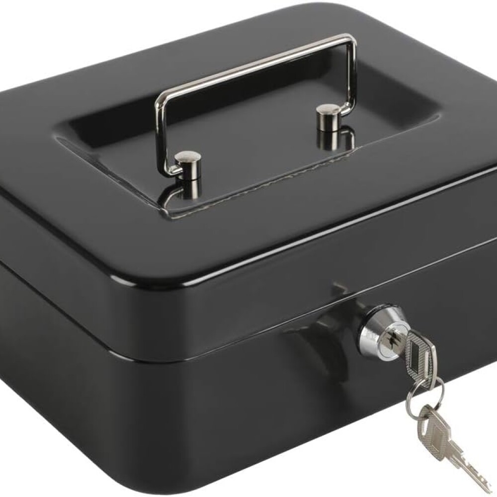 Caja/Cofre Registradora Con Divisiones Y Llaves Caja/Cofre Registradora Con Divisiones Y Llaves