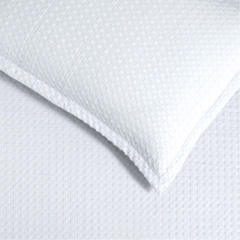 Juego Colcha y Funda Dohler Provenza 1 Plaza 100% Microfibra BLANCO