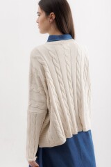 Sweater Oceano Crop Crudo