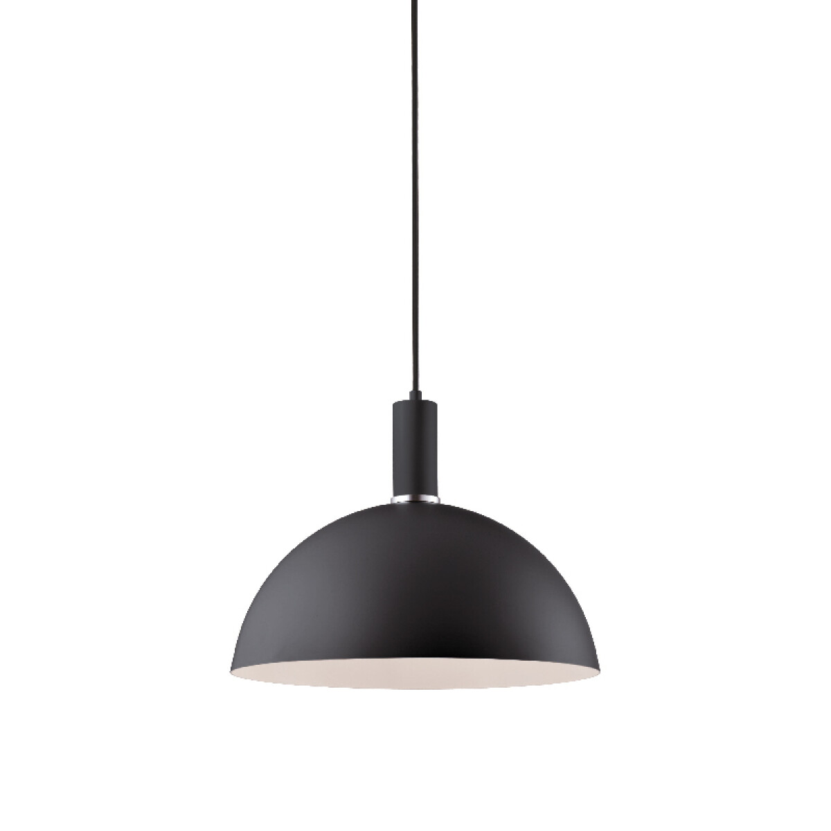 Lámpara colgante tipo campana de metal negro Ø35cm - IX9004 