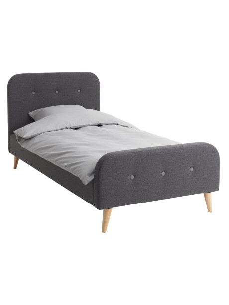 Estructura cama 90x200 KONGSBERG gris Estructura cama 90x200 KONGSBERG gris