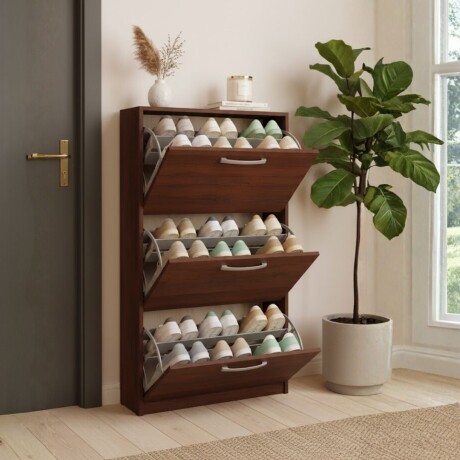 Zapatera 3 puertas Tabaco