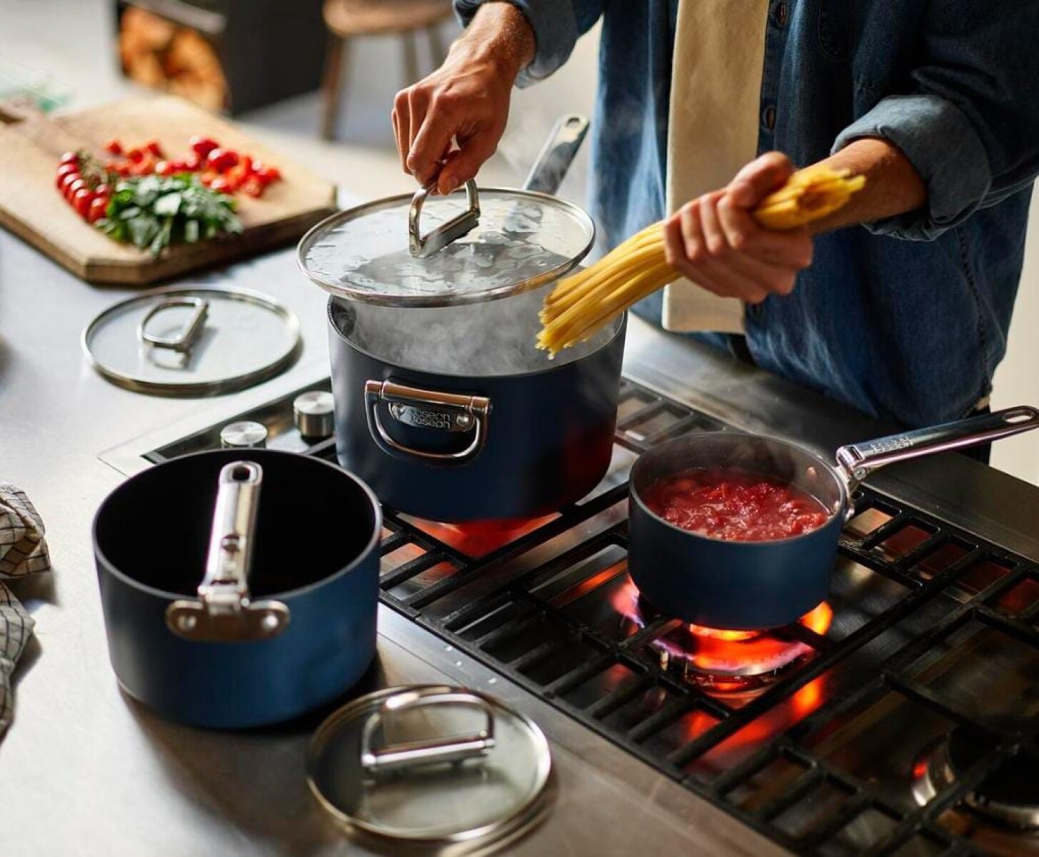 Set de Batería Space Steel 5 Piezas Joseph Joseph 