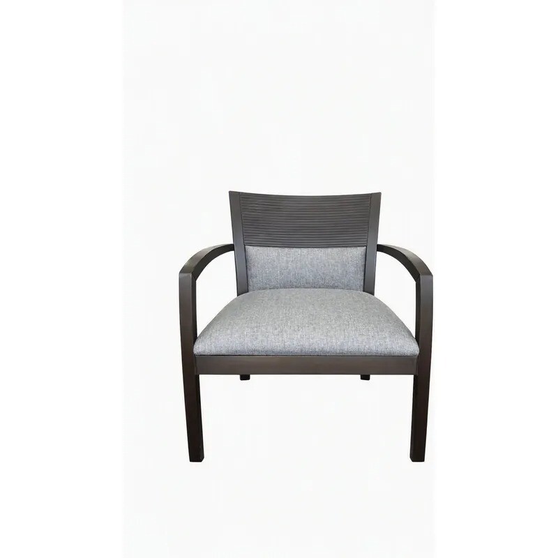 Poltrona Omega tapizado tela gris - PRODUCTO CON DETALLES - Poltrona Omega tapizado tela gris - PRODUCTO CON DETALLES -