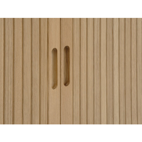Aparador Lyngvig 160Cm 2 Puertas Persiana Roble Natural